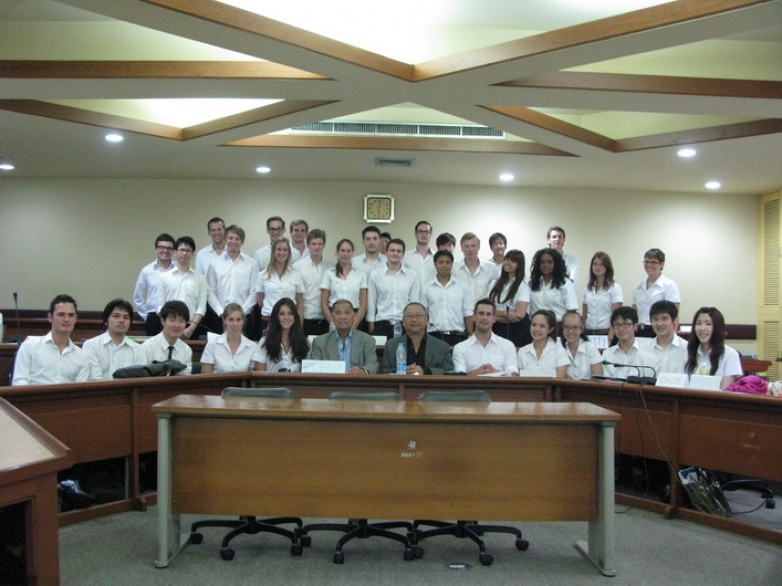 H.E. Chan Heng Wing was a guest lecturer in &quot;Current Issues in Finance&quot; class