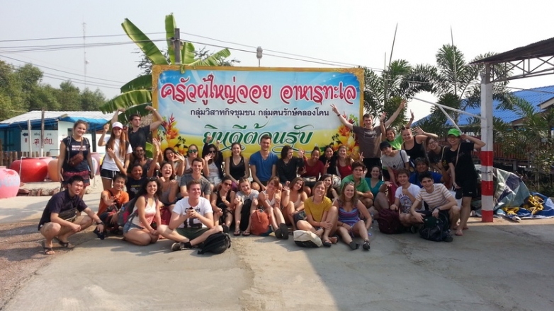 Mangrove trip for Exchange Students in Spring 2015