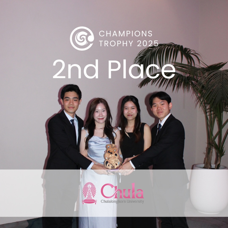 Congratulations to our BBA student team for earning 2nd place at the Champions Trophy Case Competition 2025, hosted by the University of Auckland