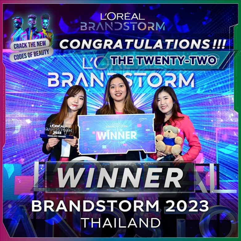 BBA student of Chulalongkorn Business School is the Thailand national winner of L’Oreal Brandstorm 2023